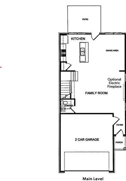 2D floor plan layout of this home in , Dacula, GA (Image 5).