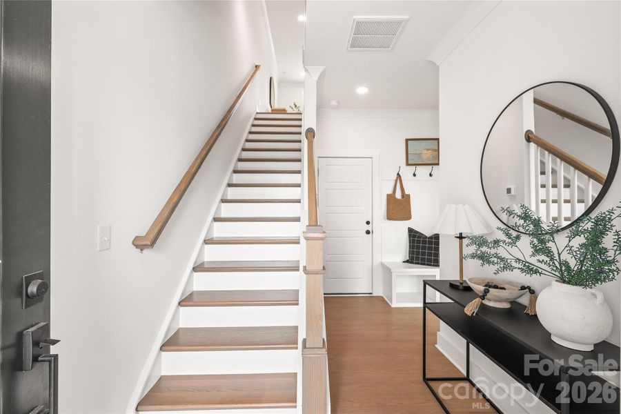 Furnished interior view inside a new home in , Charlotte (Image 11).