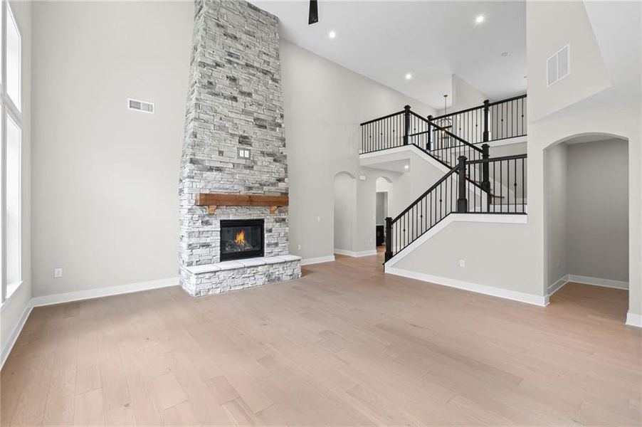 Spacious, unfurnished interior of a new home in Governor’s Preserve, Canton (Image 19).