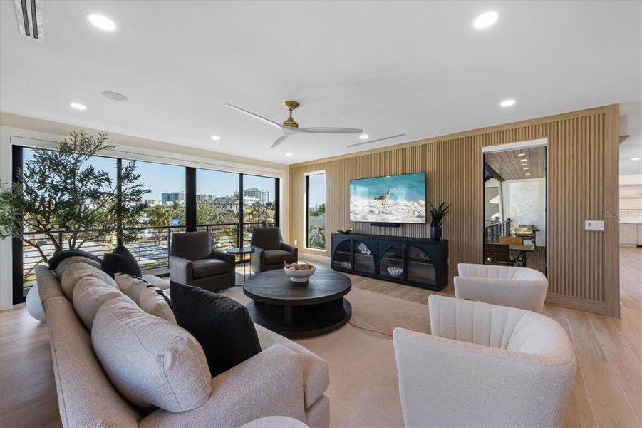 Furnished interior view inside a new home in , Sarasota (Image 44).