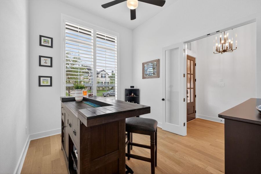Furnished interior view inside a new home in Cross Creek West, Fulshear (Image 16).