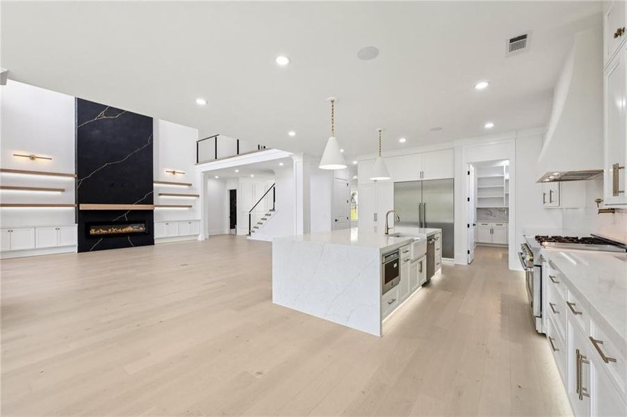 Furnished interior view inside a new home in , Buford (Image 5).