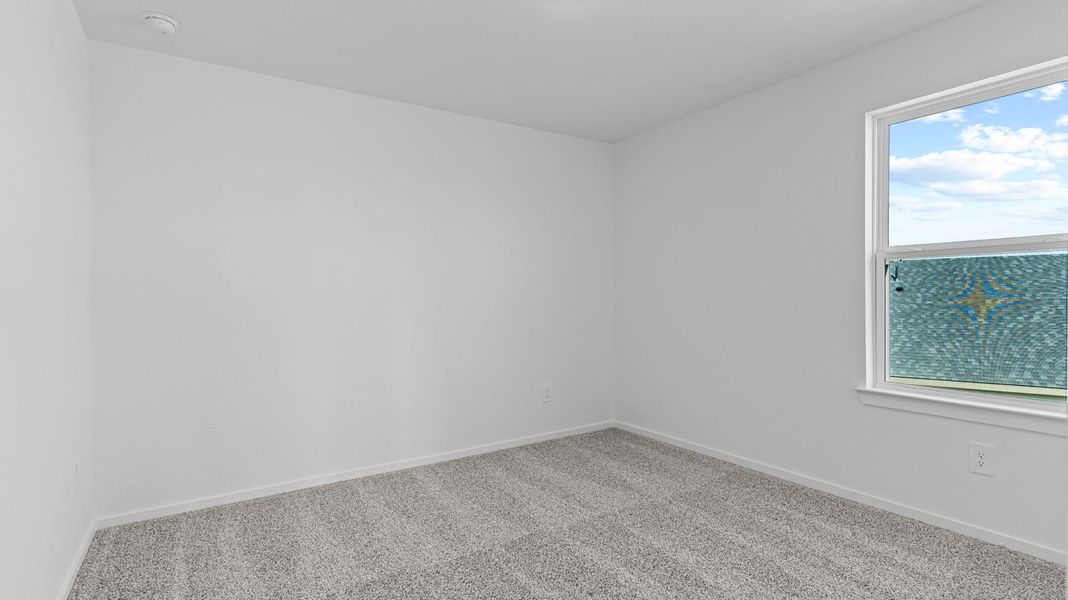 Representative unfurnished interior of a home built from the Hanna by D.R. Horton in Caldwell Crossing, Iowa Colony (Image 22).