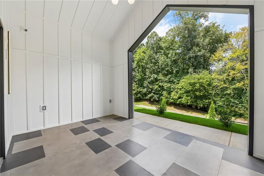 Exterior details and patio area of a home in , Hoschton (Image 34).
