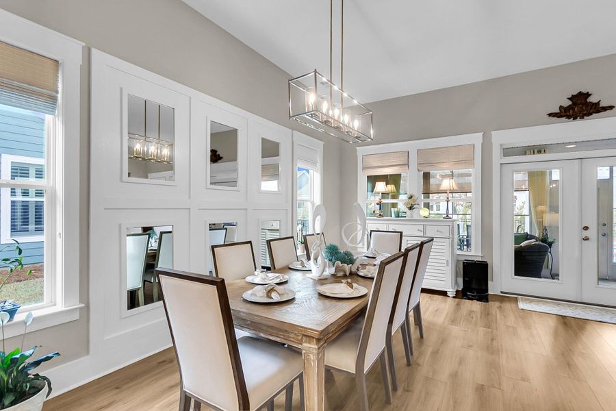 Furnished interior view inside a new home in , Summerville (Image 9).