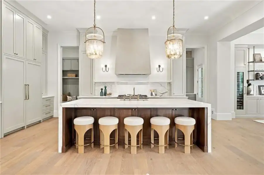Furnished interior view inside a new home in , Atlanta (Image 18).