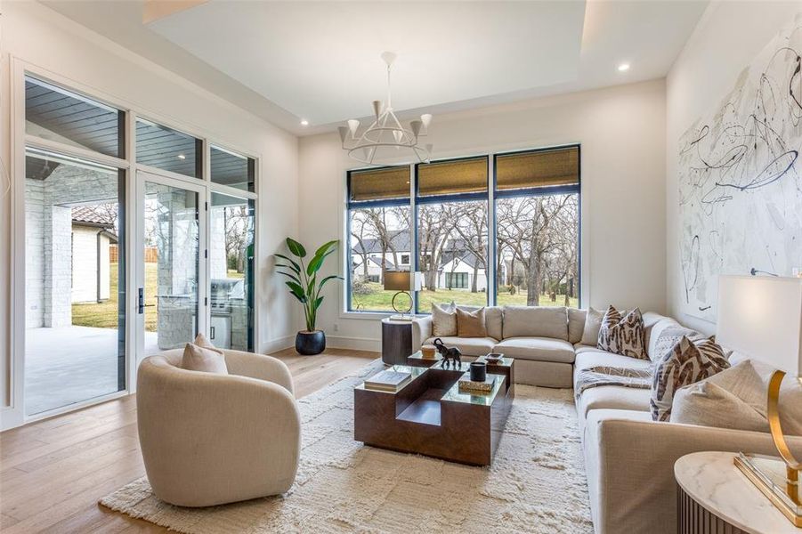 Furnished interior view inside a new home in Samantha Springs, Keller (Image 31).