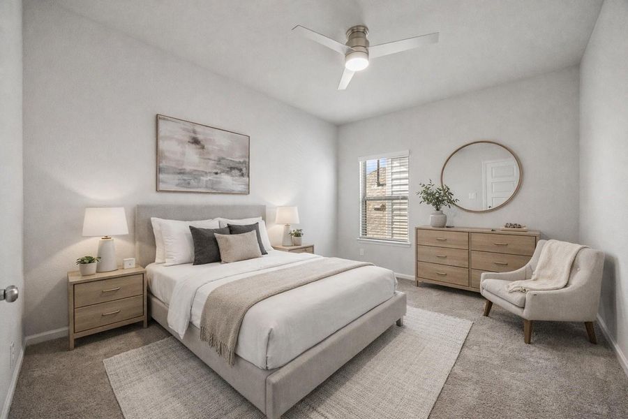 Virtually Staged - Bedroom 4 upstairs Virtually Staged - Bedroom 4 upstairs