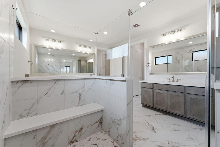 Furnished interior view inside a new home in The Highlands, Porter (Image 9).