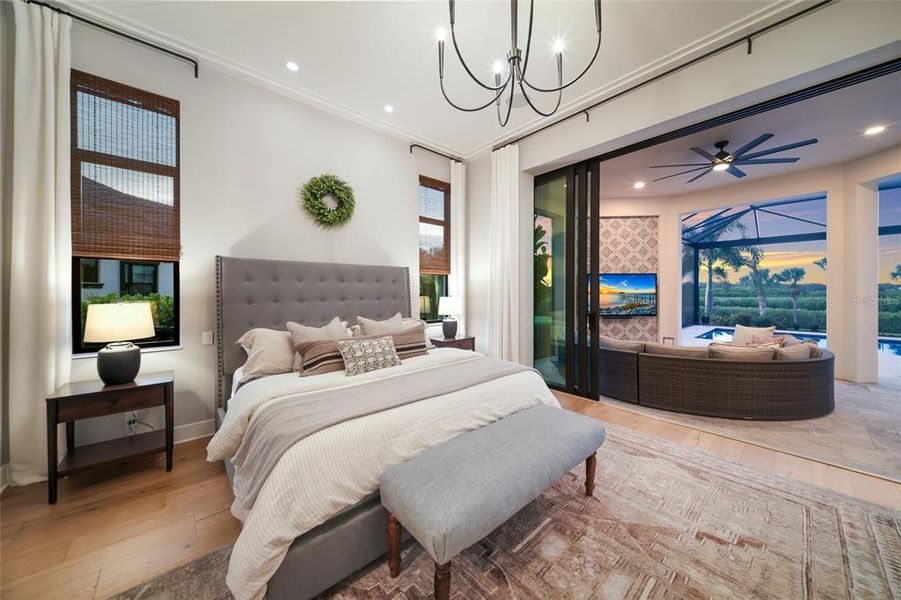 Furnished interior view inside a new home in , Parrish (Image 45).