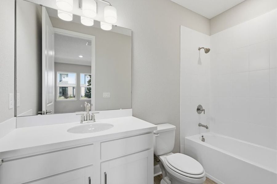 Representative furnished interior of a home built from the Sanibel by Taylor Morrison in Headwaters at Lofton Creek, Yulee (Image 12).