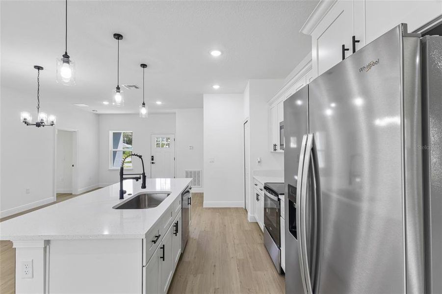 Furnished interior view inside a new home in , Dunnellon (Image 16).