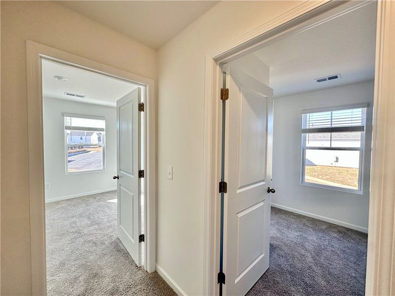 Spacious, unfurnished interior of a new home in Champions Village at Cherry Hill, Pendleton (Image 22). Spacious, unfurnished interior of a new home in Champions Village at Cherry Hill, Pendleton (Image 22).