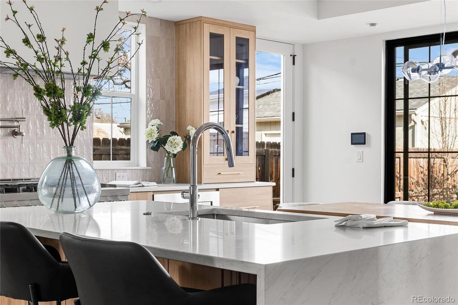 Furnished interior view inside a new home in , Denver (Image 32).