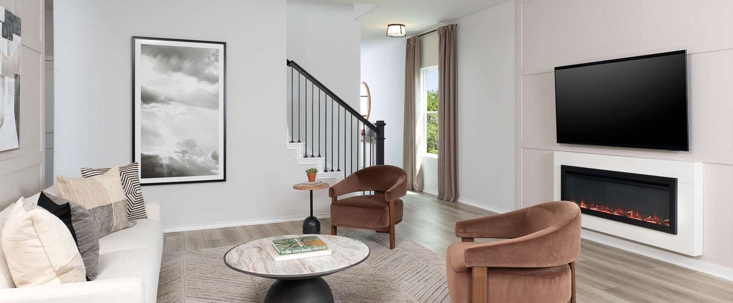 Representative furnished interior of a home built from the Iris by Ashton Woods in Arcadia Ridge, San Antonio (Image 7). Representative furnished interior of a home built from the Iris by Ashton Woods in Arcadia Ridge, San Antonio (Image 7).