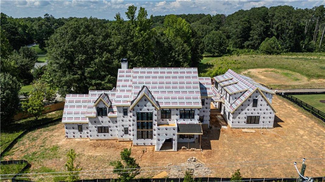Front exterior of a new home in , Milton, GA, highlighting curb appeal (Image 21).