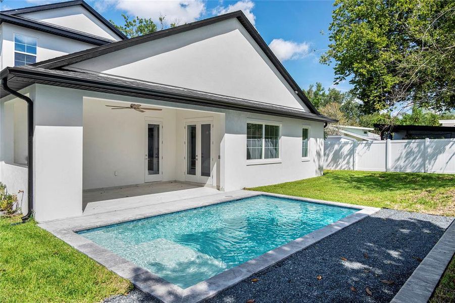Exterior details and patio area of a home in , Winter Park (Image 38).