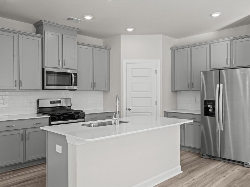 Furnished interior view inside a new home in The Farm at Wells Creek - Heritage Collection, Gray Court (Image 4).