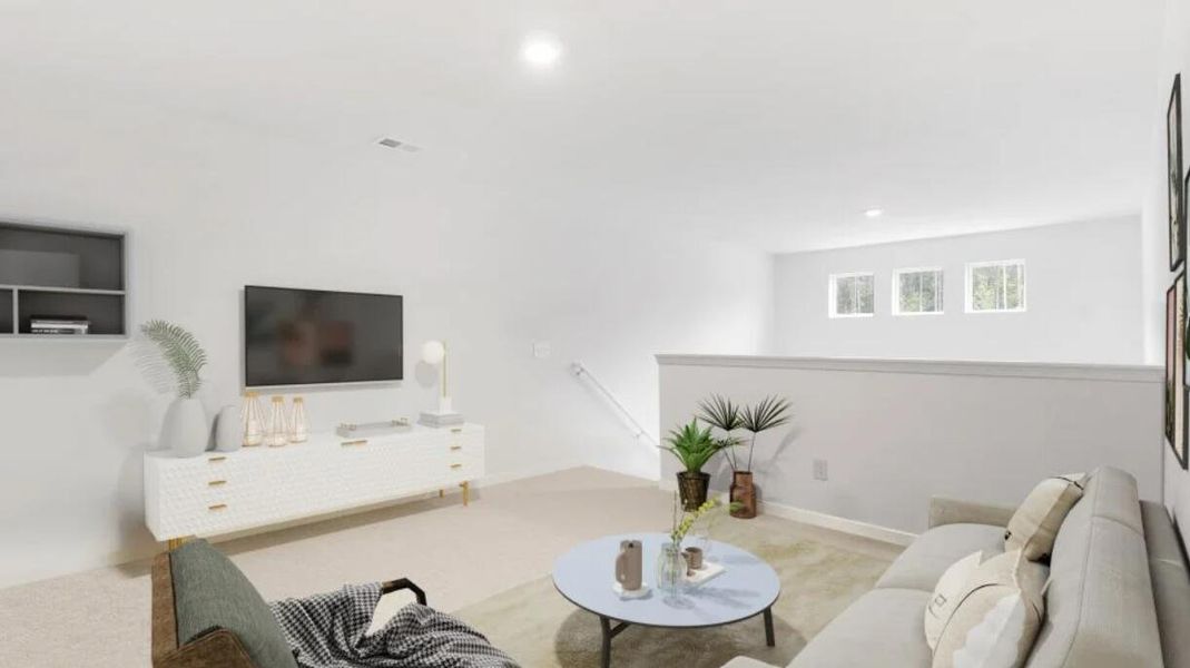 Furnished interior view inside a new home in Heron's Walk at Summers Corner: Carolina Collection, Summerville (Image 8).