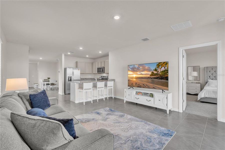 Furnished interior view inside a new home in Star Farms at Lakewood Ranch, Bradenton (Image 17).
