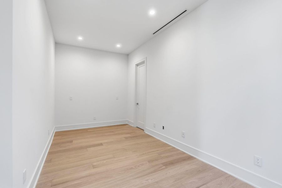 Ideal Study/Library space with sizable storage closet.