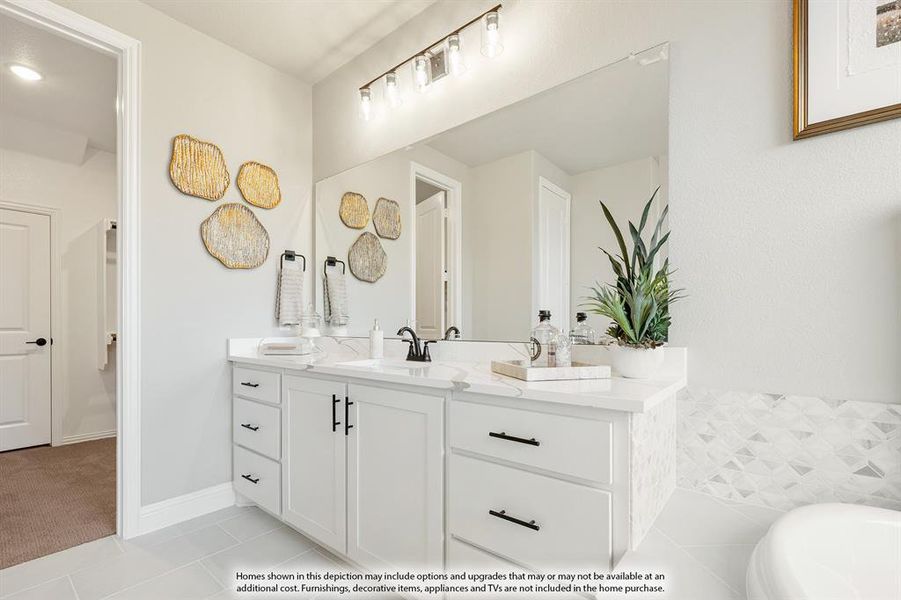 Furnished interior view inside a new home in Timberbrook, Justin (Image 15).