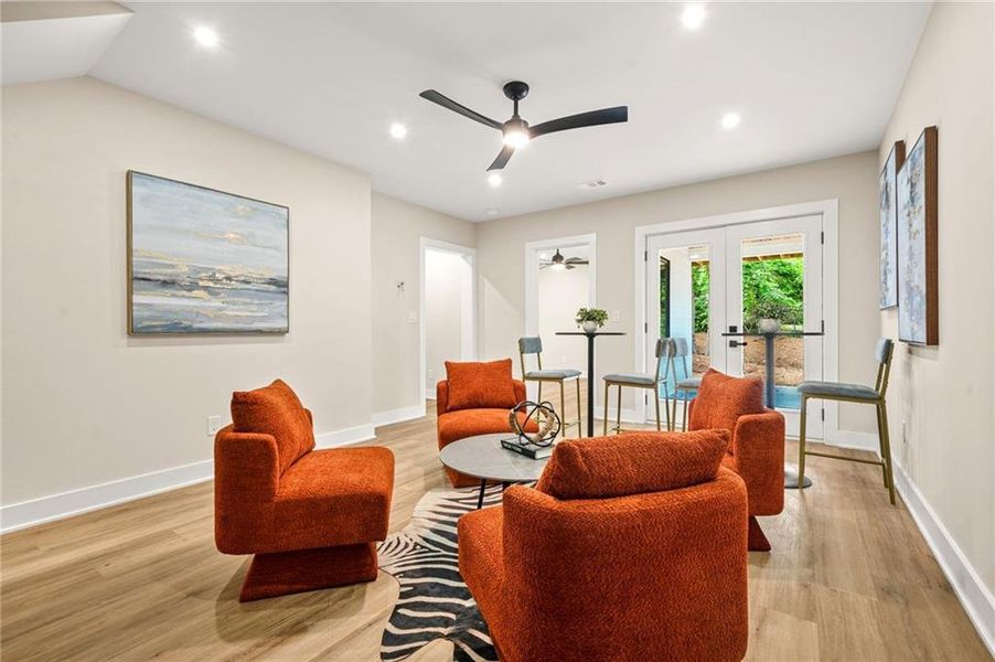 Furnished interior view inside a new home in , Atlanta (Image 48).