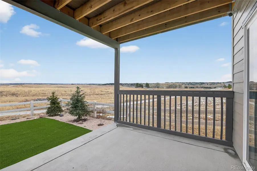 Exterior details and patio area of a home in Anthology North, Parker (Image 4).