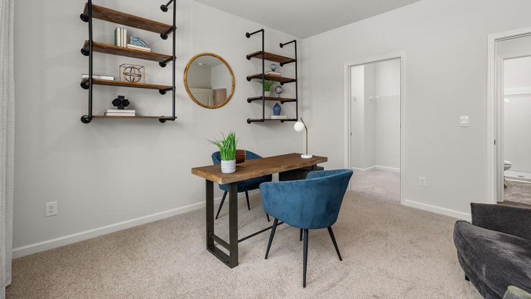 Furnished interior view inside a new home in Lost Creek, Dallas (Image 17).