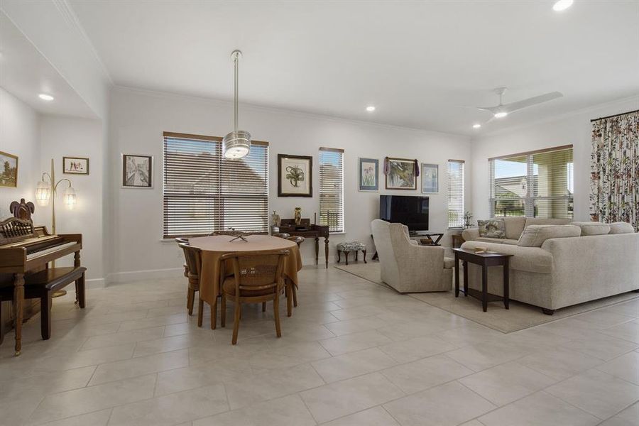 Furnished interior view inside a new home in , Denton (Image 25).