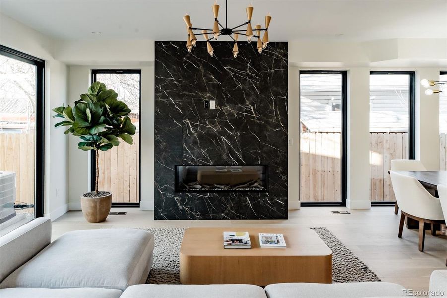 Furnished interior view inside a new home in , Englewood (Image 39).