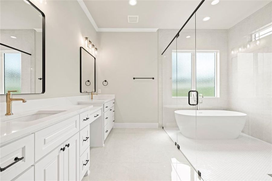 Furnished interior view inside a new home in Vintage Oaks, Weatherford (Image 14). Furnished interior view inside a new home in Vintage Oaks, Weatherford (Image 14).