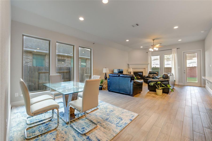 Furnished interior view inside a new home in , Katy (Image 9).