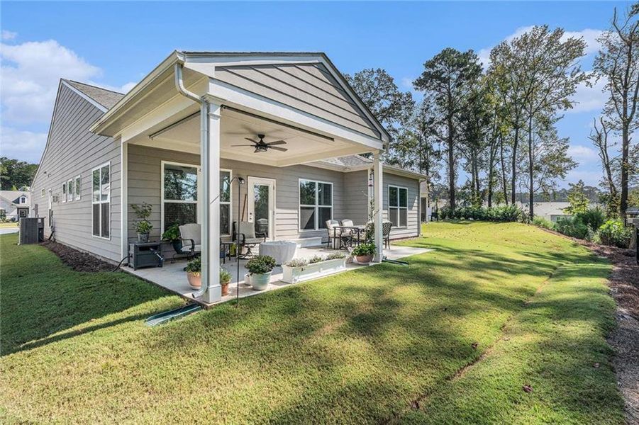 Exterior details and patio area of a home in , Griffin (Image 3).