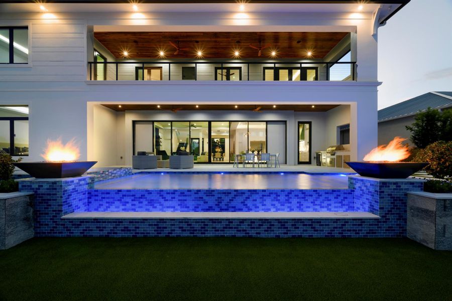 Furnished interior view inside a new home in , North Palm Beach (Image 6).