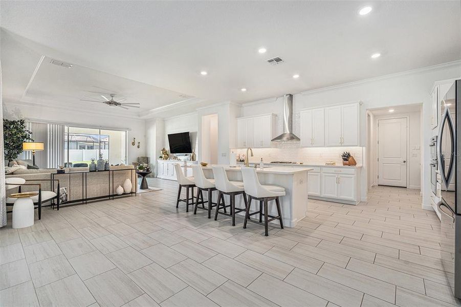 Furnished interior view inside a new home in , Wimauma (Image 25).