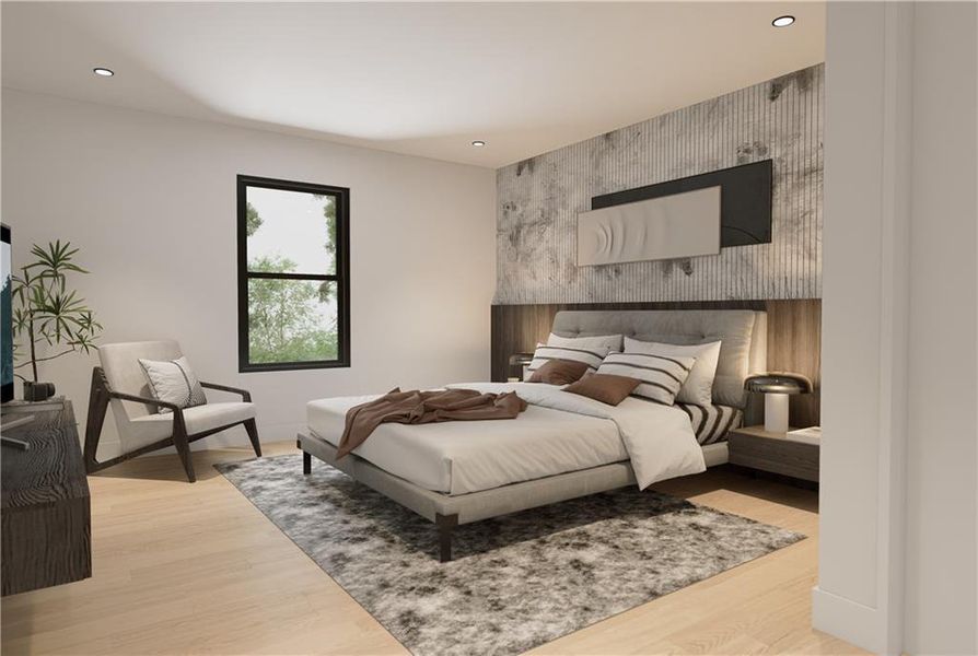 Furnished interior view inside a new home in , Sugar Hill (Image 35).