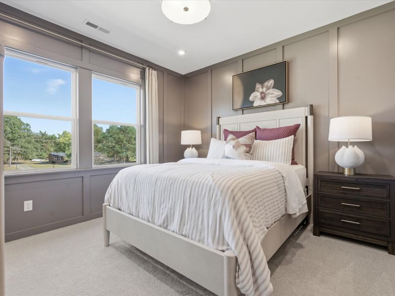 Representative furnished interior of a home built from the Bellamy by Tri Pointe Homes in Bellflower, Charlotte (Image 13).