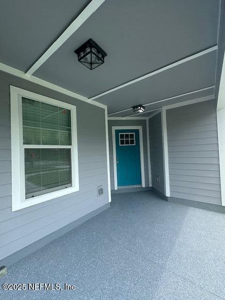 Exterior details and patio area of a home in , Jacksonville (Image 22).