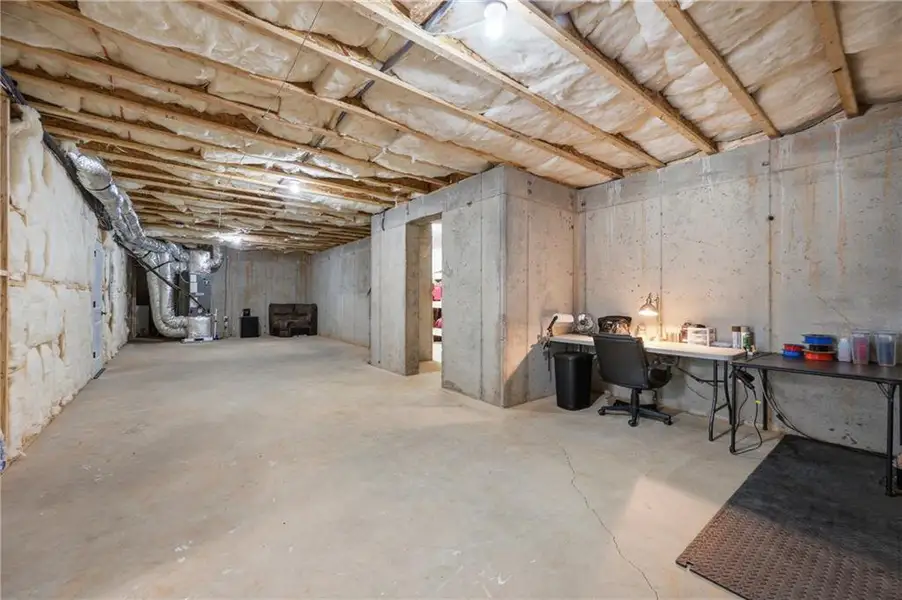 In-progress construction of a new home in , Dawsonville, GA (Image 47).