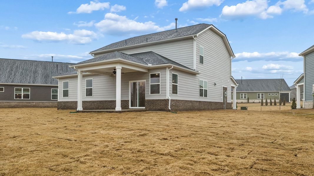 Representative exterior details of a home built from the Dijon B by D.R. Horton in Harvest Point, Spring Hill (Image 32). Representative exterior details of a home built from the Dijon B by D.R. Horton in Harvest Point, Spring Hill (Image 32).