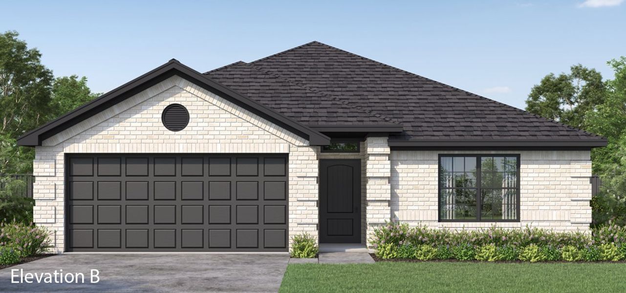 Front exterior of a new home in Fox Landing, Caddo Mills, TX, highlighting curb appeal (Image 21). Front exterior of a new home in Fox Landing, Caddo Mills, TX, highlighting curb appeal (Image 21).