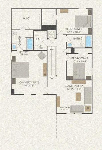 Pulte Homes, Mesilla floor plan