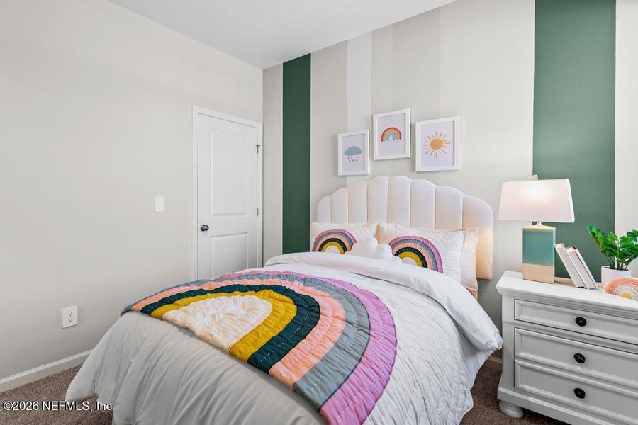 Furnished interior view inside a new home in , Jacksonville (Image 9). Furnished interior view inside a new home in , Jacksonville (Image 9).