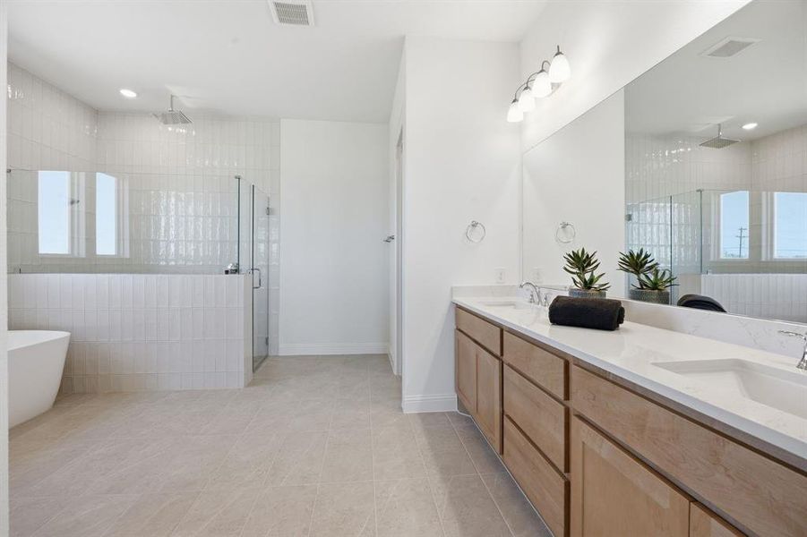 Furnished interior view inside a new home in Highland Crossing, Celina (Image 10).