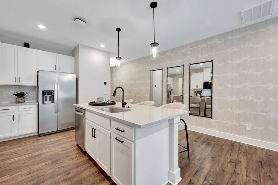 Representative furnished interior of a home built from the Hallie by Mattamy Homes in Ashmore Townes, Garner (Image 3). Representative furnished interior of a home built from the Hallie by Mattamy Homes in Ashmore Townes, Garner (Image 3).