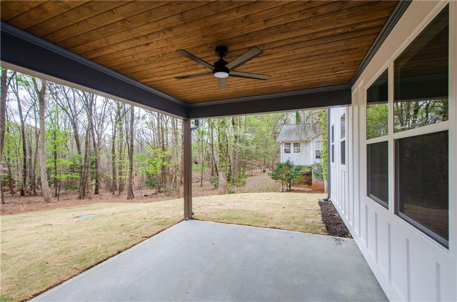 Exterior details and patio area of a home in , Gainesville (Image 27).