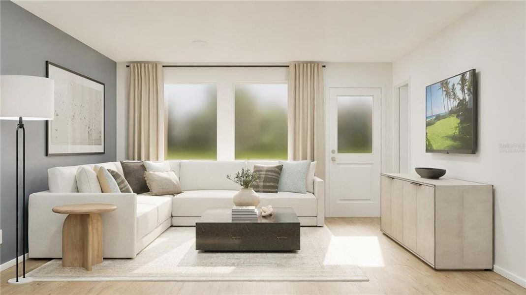 Furnished interior view inside a new home in Westview, Kissimmee (Image 7).