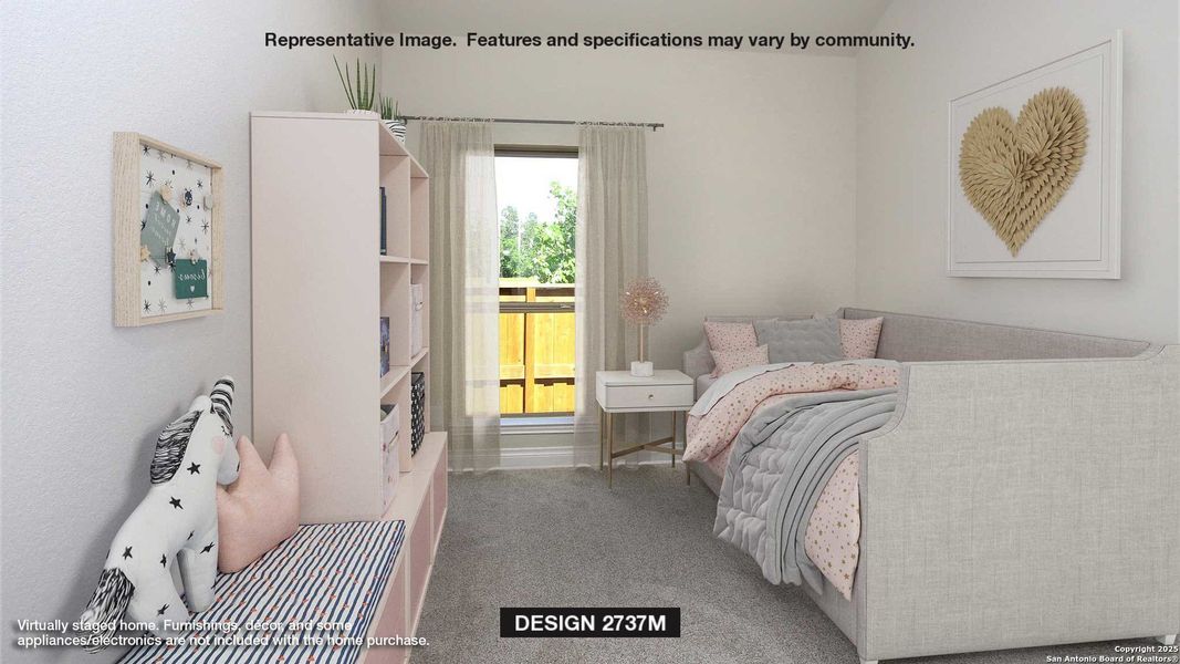 Furnished interior view inside a new home in Hidden Canyon 55', San Antonio (Image 7). Furnished interior view inside a new home in Hidden Canyon 55', San Antonio (Image 7).