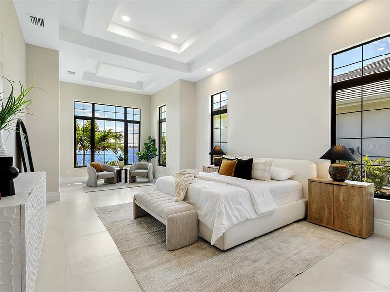 Furnished interior view inside a new home in , Sarasota (Image 59).